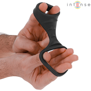Intense Theo — Cock Ring, Silicone, Black — Classic Cock Rings — view 3