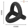 Intense Carson — Cock Ring, Silicone, Black — Classic Cock Rings