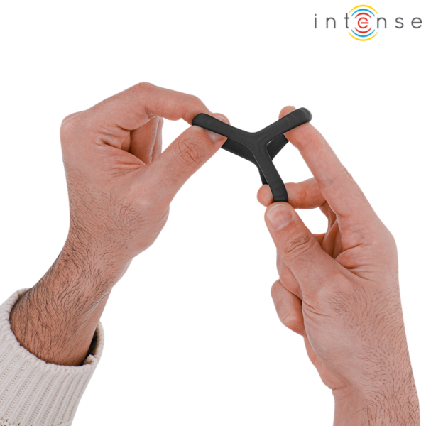 Intense Carson — Cock Ring, Silicone, Black — Classic Cock Rings — view 4
