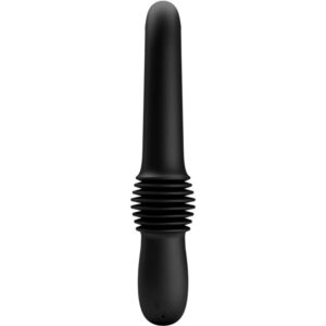 Pretty Love Pazuzu — Thrusting Vibrator, Rechargeable, Black — Hi-Tech Vibrators — view 3