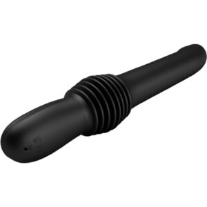 Pretty Love Pazuzu — Thrusting Vibrator, Rechargeable, Black — Hi-Tech Vibrators — view 4