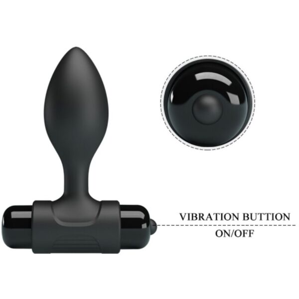 Pretty Love Vibra Butt — Anal Vibrator, Black — view 6