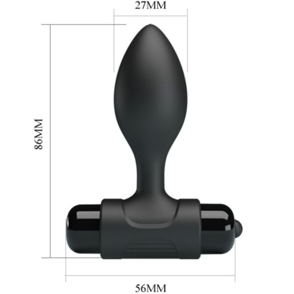 Pretty Love Vibra Butt — Anal Vibrator, Black — view 5