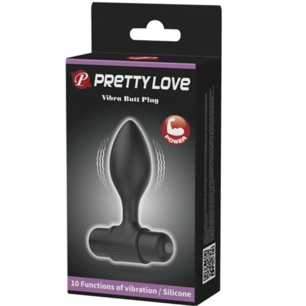 Pretty Love Vibra Butt — Anal Vibrator, Black — view 3