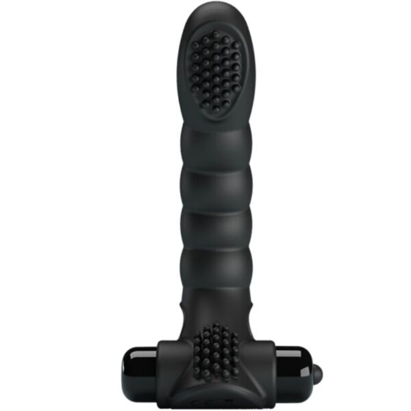 Pretty Love Alexander — Finger Vibrator, Silicone, Black — Clitoral Stimulators — view 2