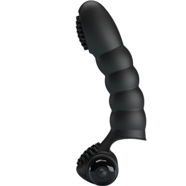 Pretty Love Alexander — Finger Vibrator, Silicone, Black — Clitoral Stimulators