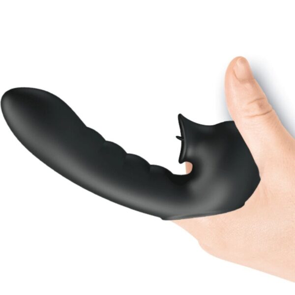 Pretty Love Hobgoblin — Finger Vibrator, Rechargeable, Black — Clitoral Stimulators — view 6