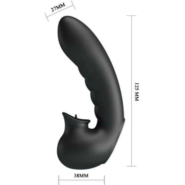 Pretty Love Hobgoblin — Finger Vibrator, Rechargeable, Black — Clitoral Stimulators — view 7