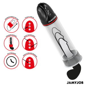 Jamyjob Xpand — Penis Pump, Rechargeable, Grey — Penis Accessories