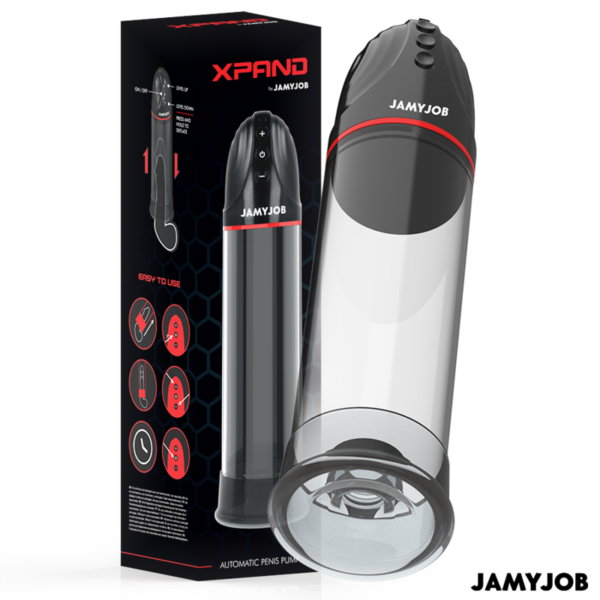 Jamyjob Xpand — Penis Pump, Rechargeable, Grey — Penis Accessories — view 2