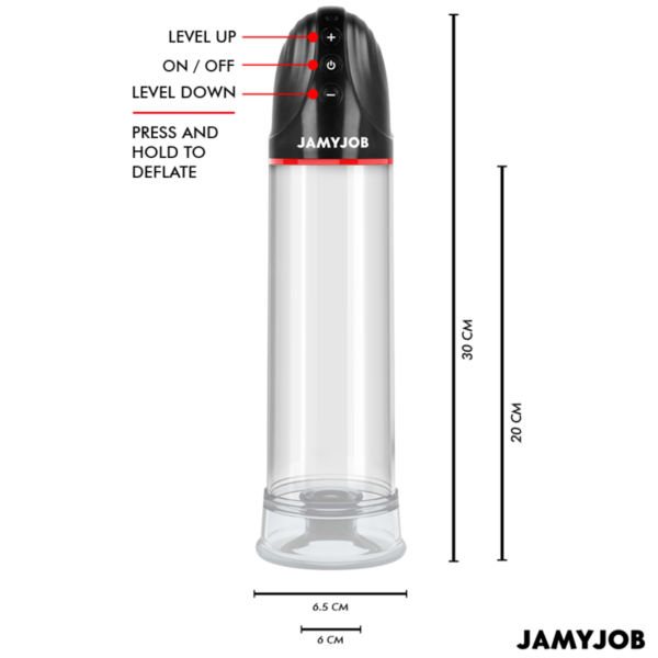Jamyjob Xpand — Penis Pump, Rechargeable, Grey — Penis Accessories — view 4