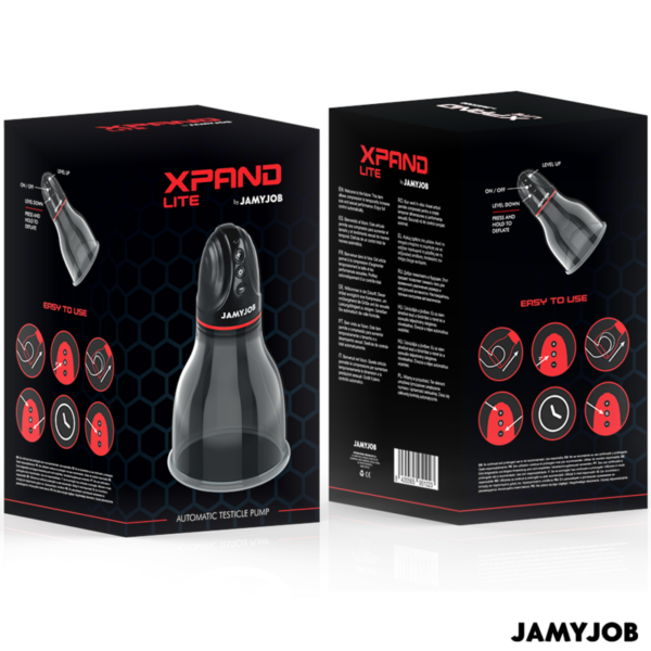 Jamyjob Xpand Lite — Testicle Pump, Rechargeable, Grey — Penis Accessories — view 7