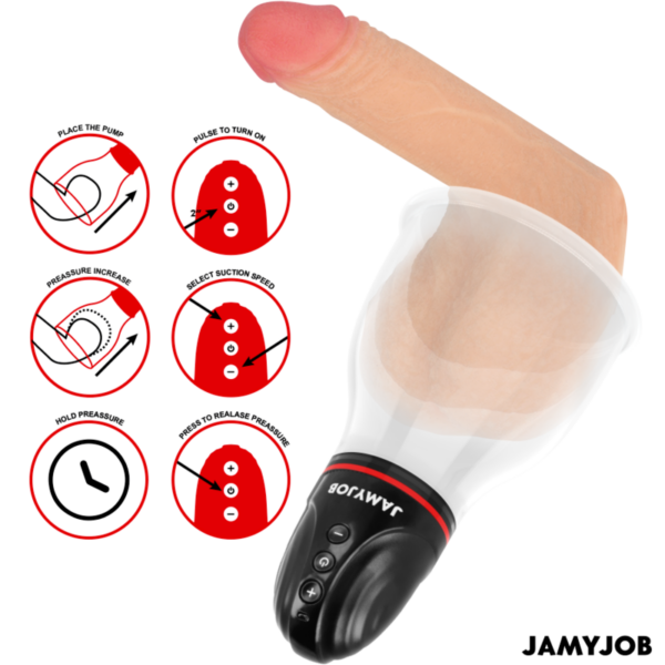 Jamyjob Xpand Lite — Testicle Pump, Rechargeable, Grey — Penis Accessories — view 5