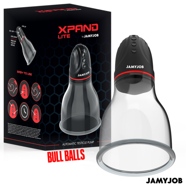 Jamyjob Xpand Lite — Testicle Pump, Rechargeable, Grey — Penis Accessories — view 4