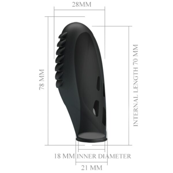 Pretty Love Gilo — Finger Vibrator, Silicone — Clitoral Stimulators — view 3