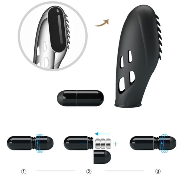 Pretty Love Gilo — Finger Vibrator, Silicone — Clitoral Stimulators — view 8