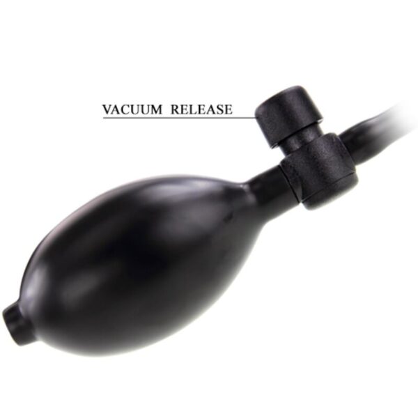 Pretty Love — Inflatable Butt Plug, Waterproof, Black — Anal — view 2