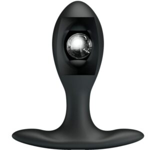 Pretty Love — Inflatable Butt Plug, Waterproof, Black — Anal — view 4