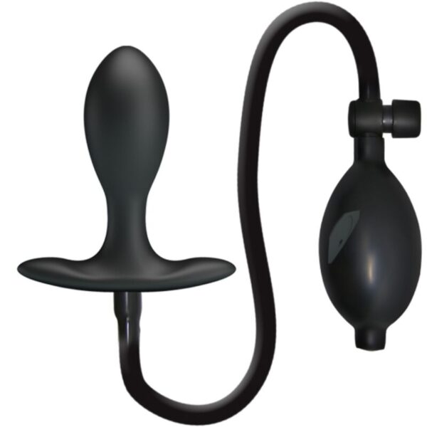 Pretty Love — Inflatable Butt Plug, Waterproof, Black — Anal