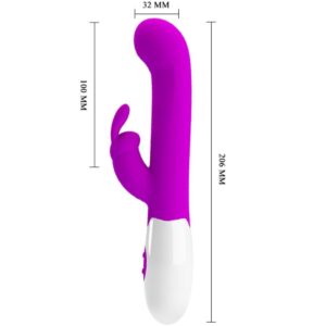 Pretty Love Centaur — Rabbit Vibrator, Silicone, Purple — Rabbit Vibrators — view 3