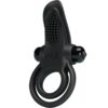 Pretty Love — Vibrating Cock Ring, Double, Black — Cock Rings