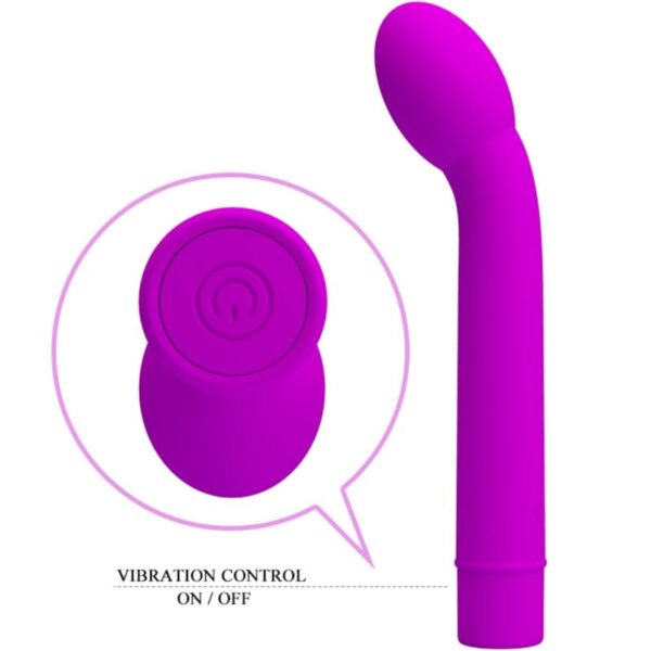 Pretty Love Logan — G-Spot Vibrator, Silicone, Purple — G-Spot Vibrators — view 6
