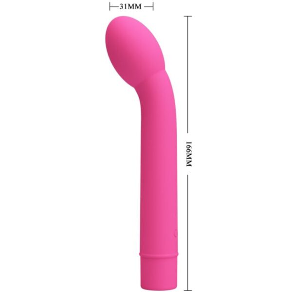 Pretty Love Logan — G-Spot Vibrator, Silicone, Pink — G-Spot Vibrators — view 2