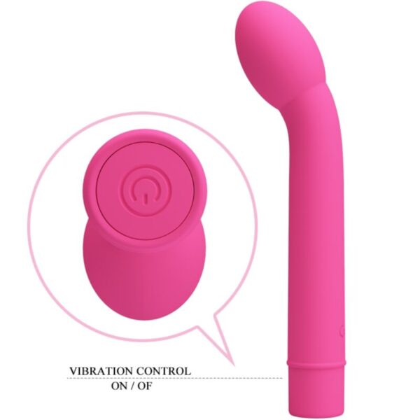 Pretty Love Logan — G-Spot Vibrator, Silicone, Pink — G-Spot Vibrators — view 4