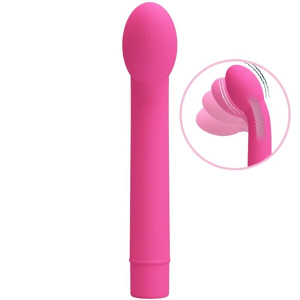 Pretty Love Logan — G-Spot Vibrator, Silicone, Pink — G-Spot Vibrators — view 5