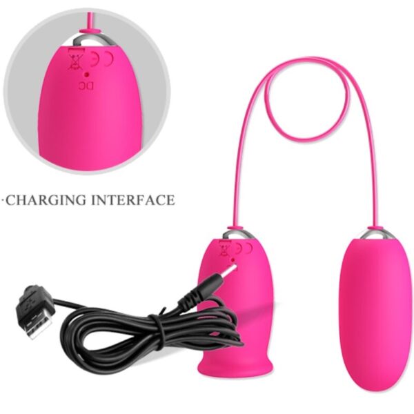 Pretty Love Daisy — Vibrating Egg, Silicone, Pink — Clitoral Stimulators — view 7