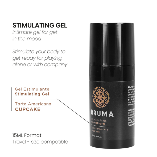 Bruma Onagra — Stimulating Gel, 15 ml, Cupcake — Arousal Gels for Women — view 3