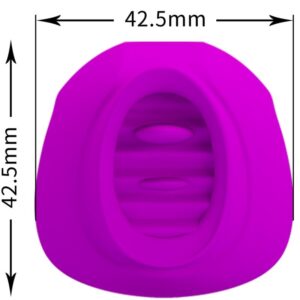 Pretty Love Estelle — Tongue Vibrator, Rechargeable, Purple — Clitoral Stimulators — view 3