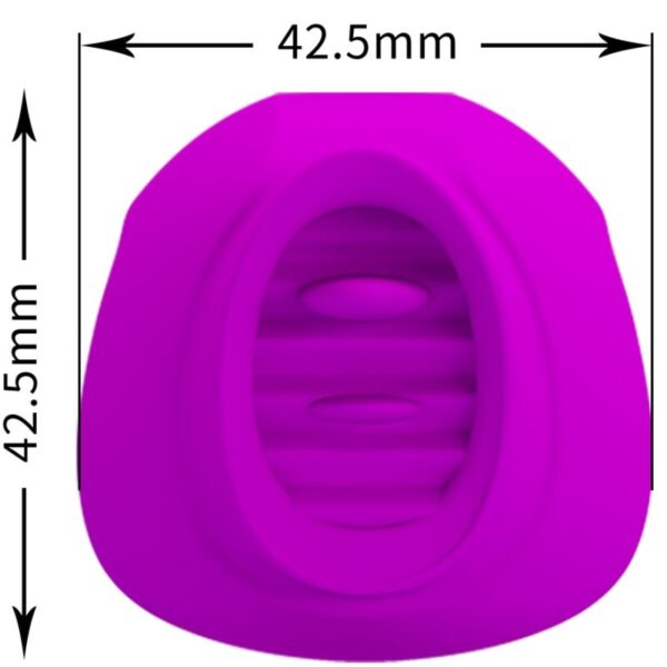 Pretty Love Estelle — Tongue Vibrator, Rechargeable, Purple — Clitoral Stimulators — view 3