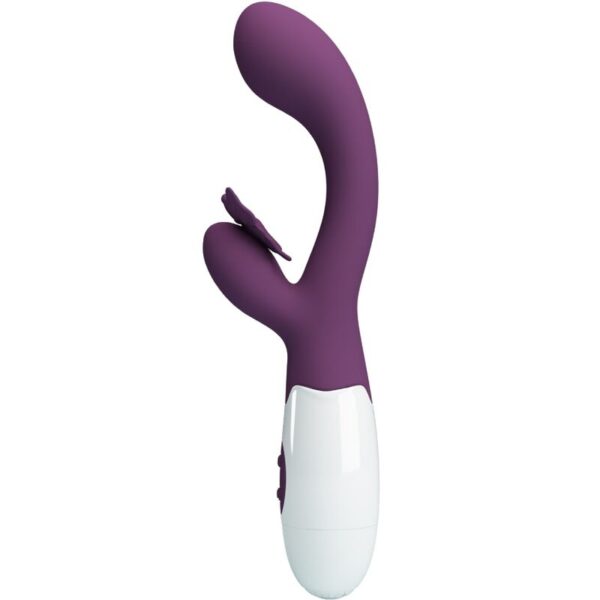 Pretty Love Butterfly Kiss — Rabbit Vibrator, Silicone, Purple — G-Spot Vibrators — view 3
