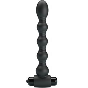Pretty Love Lynn — Vibrating Butt Plug, Silicone, Black — Anal