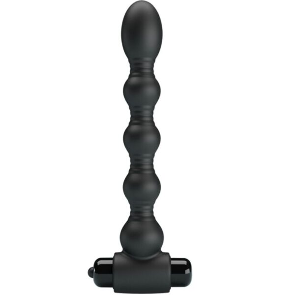 Pretty Love Lynn — Vibrating Butt Plug, Silicone, Black — Anal