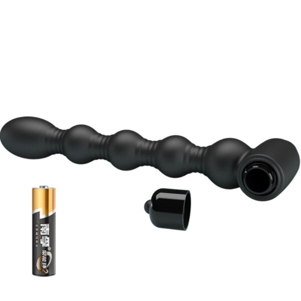 Pretty Love Lynn — Vibrating Butt Plug, Silicone, Black — Anal — view 4