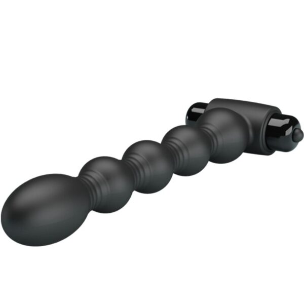 Pretty Love Lynn — Vibrating Butt Plug, Silicone, Black — Anal — view 2
