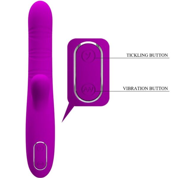 Pretty Love Angelique — Rabbit Vibrator, Rechargeable, Purple — Rabbit Vibrators — view 3