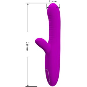 Pretty Love Angelique — Rabbit Vibrator, Rechargeable, Purple — Rabbit Vibrators — view 4