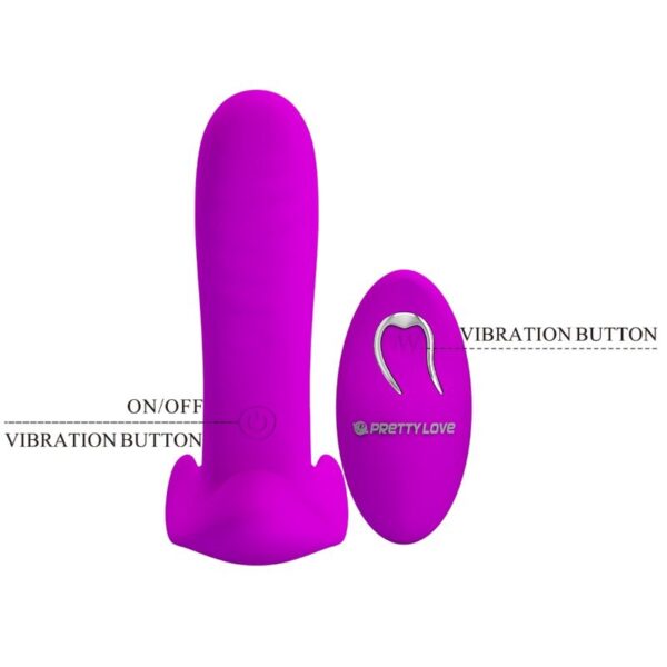 Pretty Love — Wearable Vibrator, Remote Control, Purple — Couples — view 2