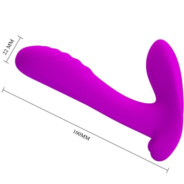 Pretty Love — Wearable Vibrator, Remote Control, Purple — Couples — view 3