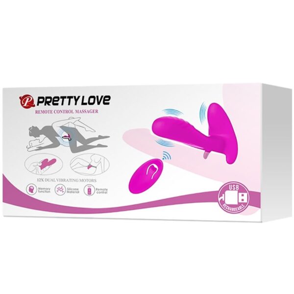 Pretty Love — Wearable Vibrator, Remote Control, Purple — Couples — view 4