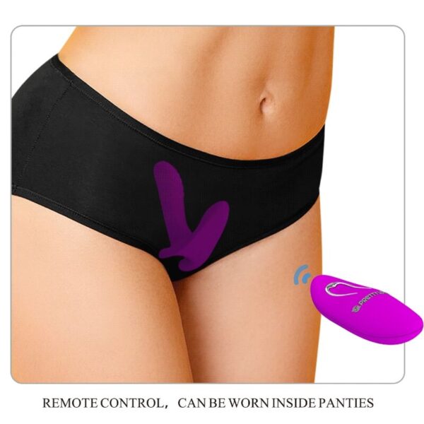 Pretty Love — Wearable Vibrator, Remote Control, Purple — Couples — view 5