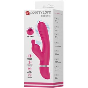 Pretty Love Phoenix — Rabbit Vibrator, Silicone, Pink — Rabbit Vibrators — view 2