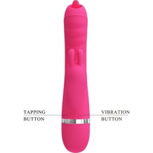Pretty Love Phoenix — Rabbit Vibrator, Silicone, Pink — Rabbit Vibrators — view 3