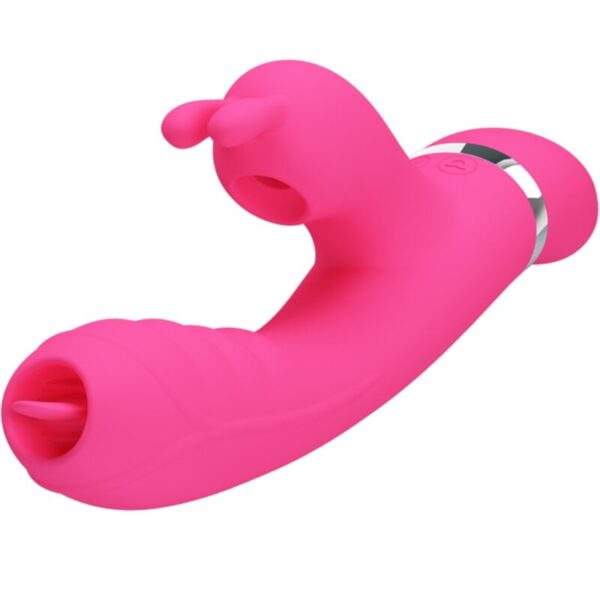 Pretty Love Phoenix — Rabbit Vibrator, Silicone, Pink — Rabbit Vibrators — view 6