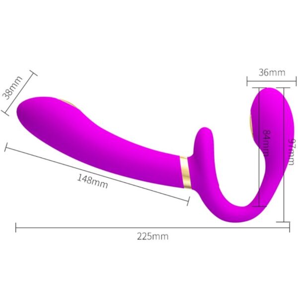 Pretty Love Thunderbird — Strapless Strap-On, Remote Control — Remote Control Vibrators — view 4