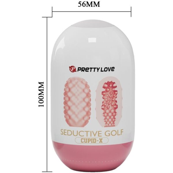 Pretty Love Seductive Golf Cupid — Stroker, Pink — Male Masturbators — view 3