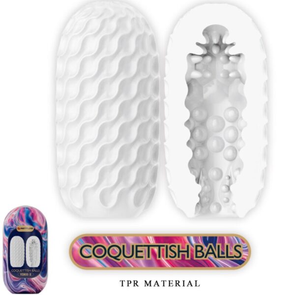 Pretty Love Coquettish Balls Venus — Stroker, White — Male Masturbators — view 2